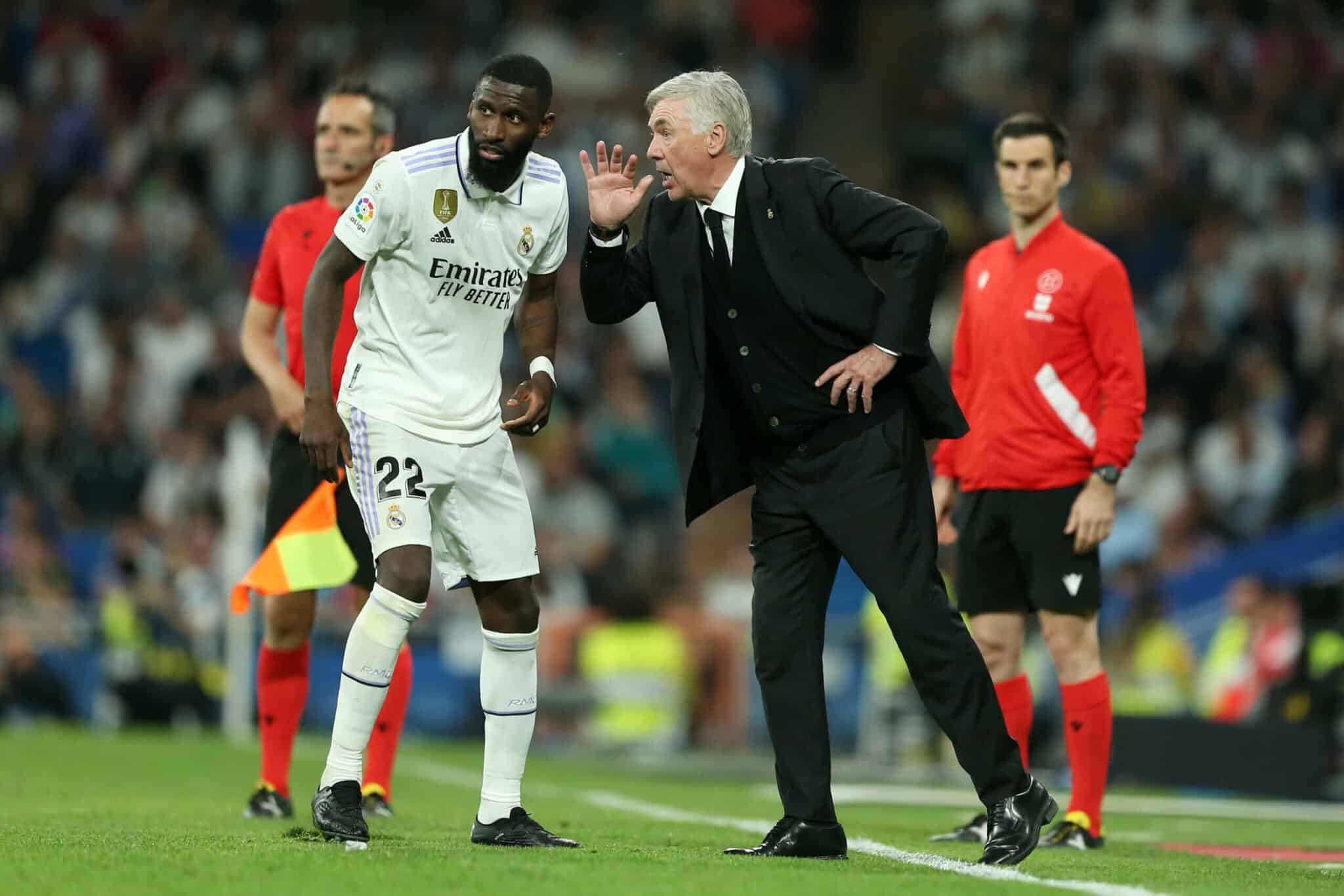 Real – Man City : Carlo Ancelotti confie une mission particulière à Rudiger