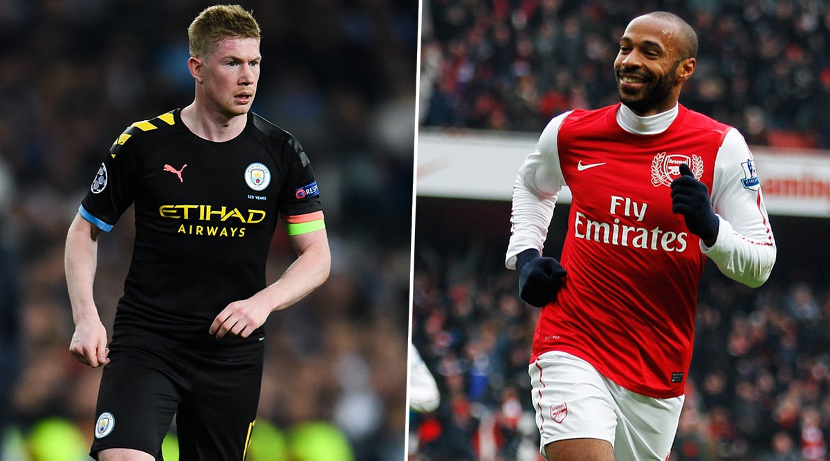 Kevin De Bruyne and Thierry Henry