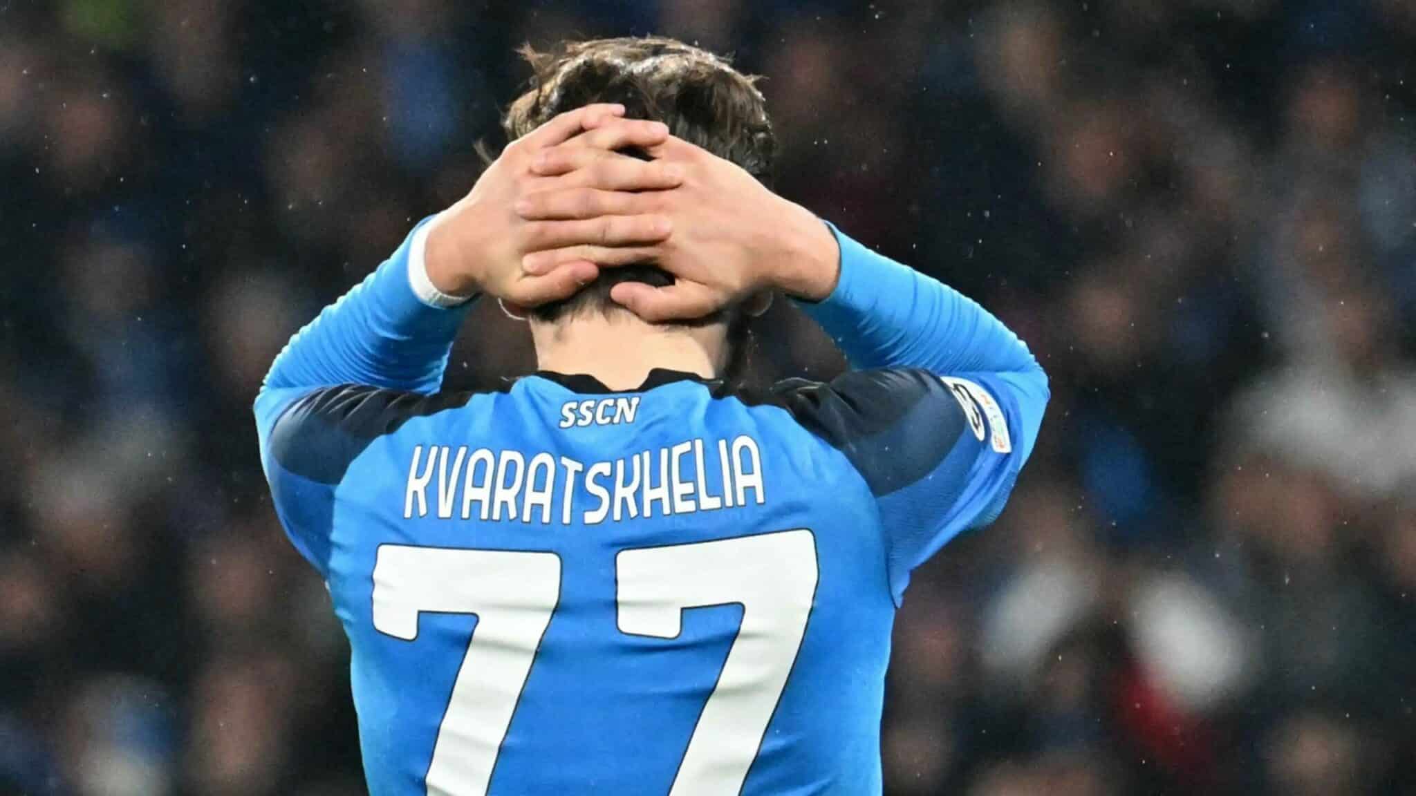 Napoli : Coup dur pour Khvicha Kvaratskhelia !