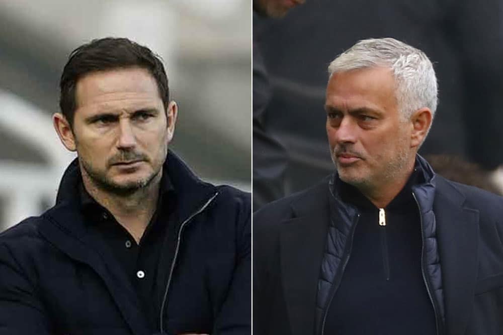 Lampard Mourinho AP Photos