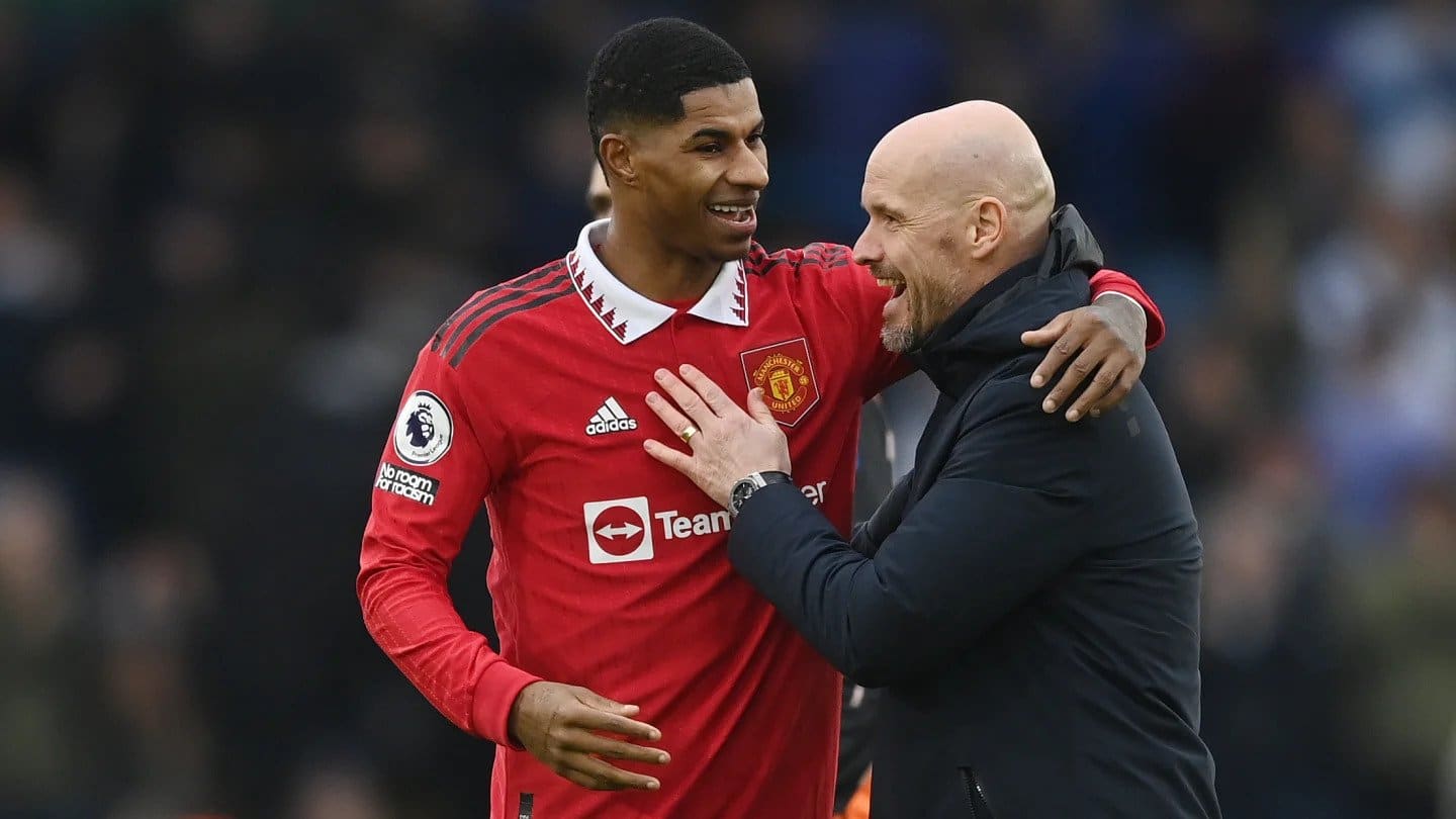 Ten Hag lance déjà un défi à Rashford : « Il est capable de faire ça la saison prochaine »