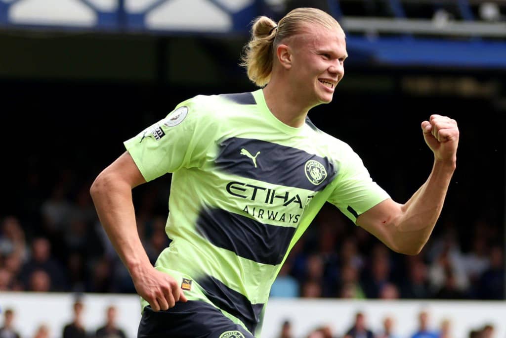 Man City : l’étrange geste d’Erling Haaland après son 36e but en Premier League (PHOTO)