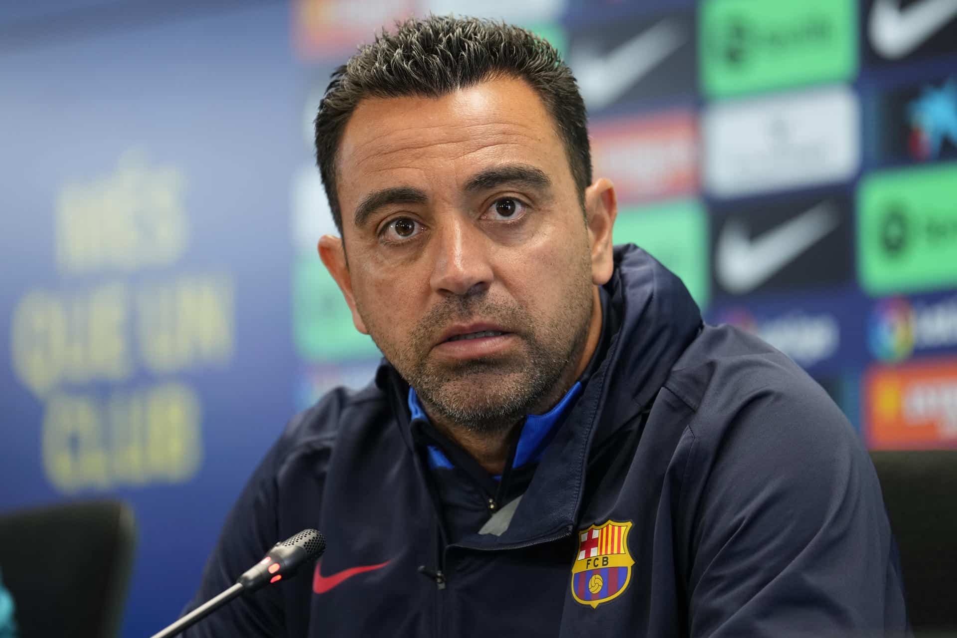 Xavi press conference