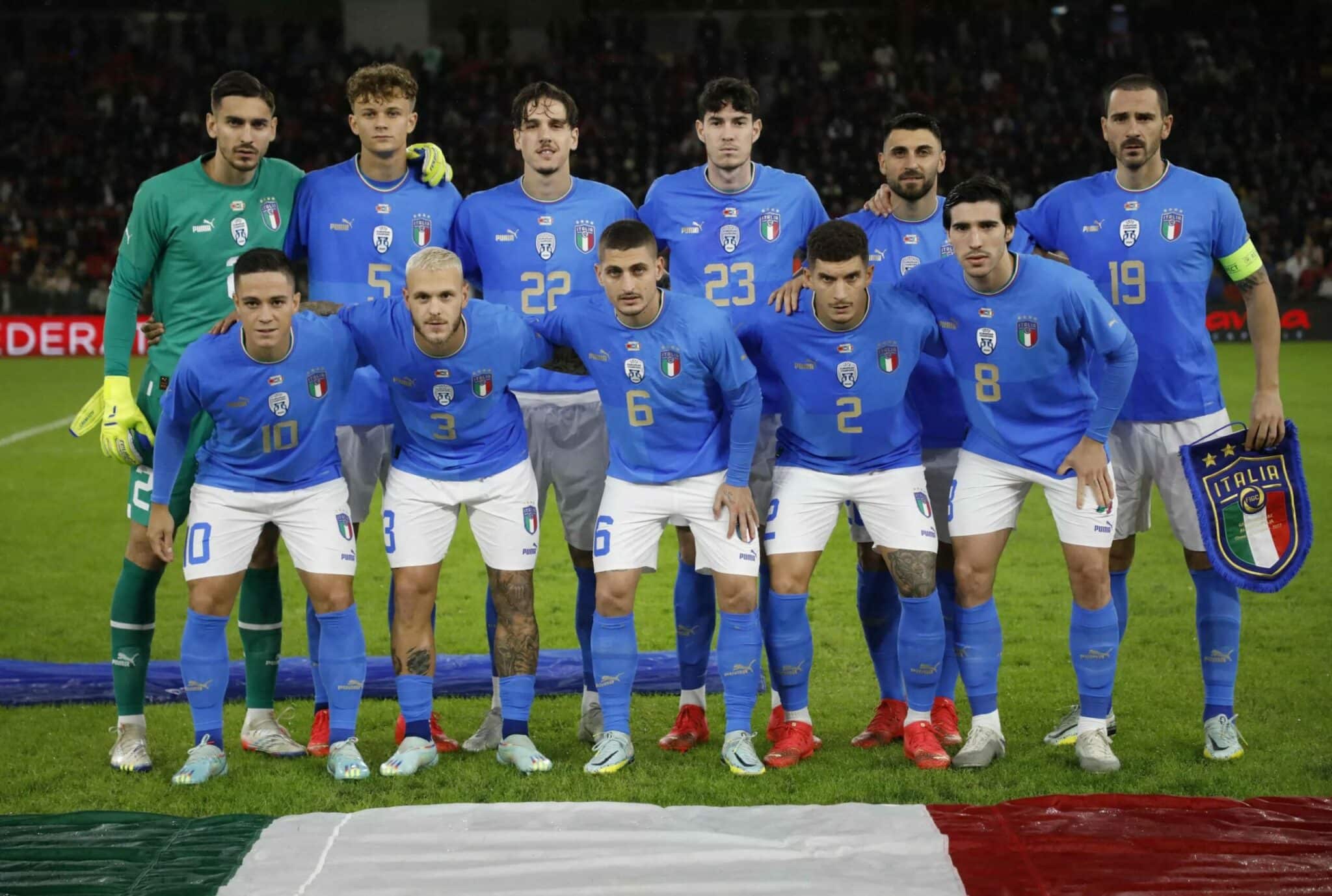 La liste de l’Italie sans les cadres de l’Inter Milan