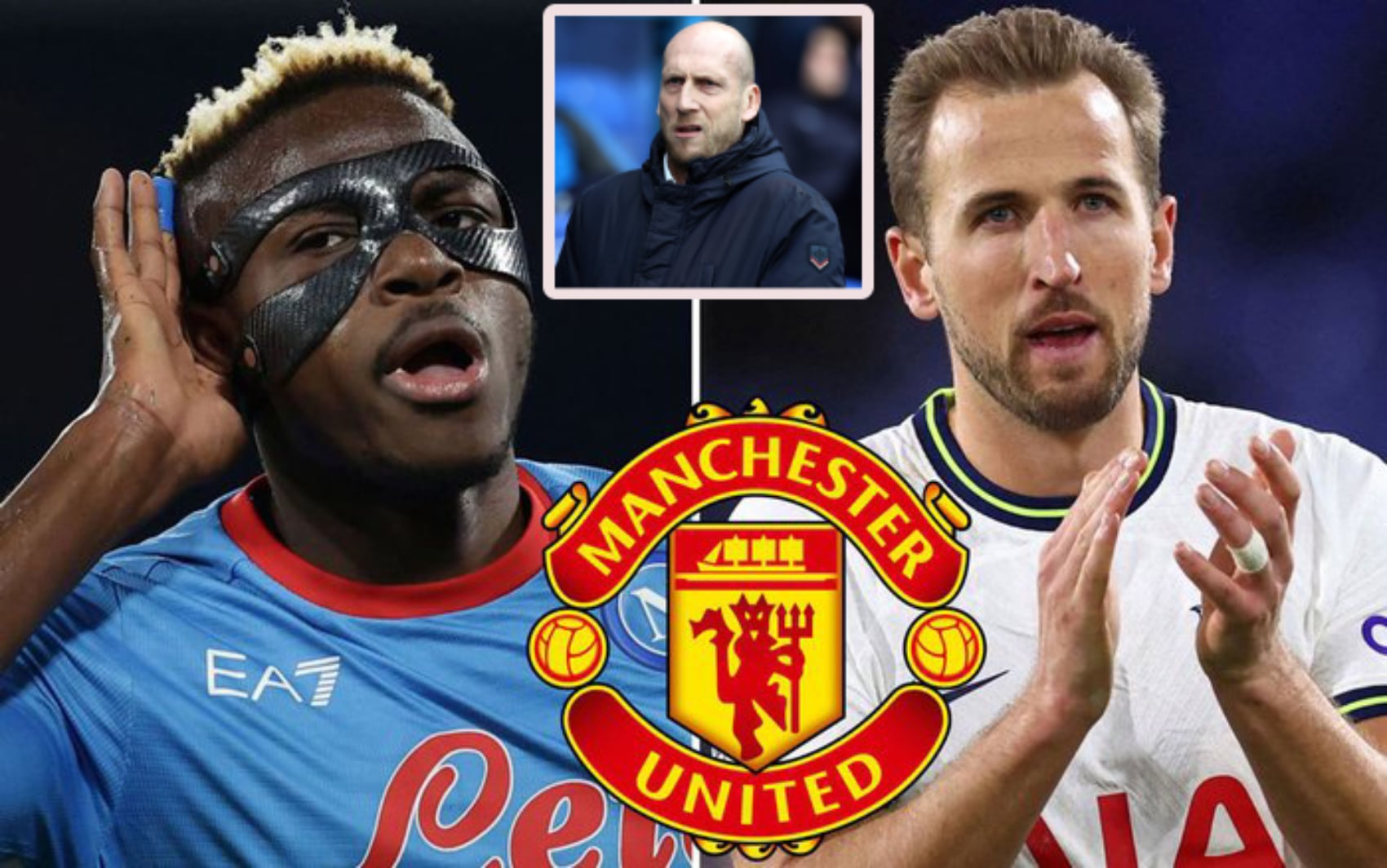 Osimhen vs Kane : Jaap Stam suggère un attaquant que Manchester United devrait signer