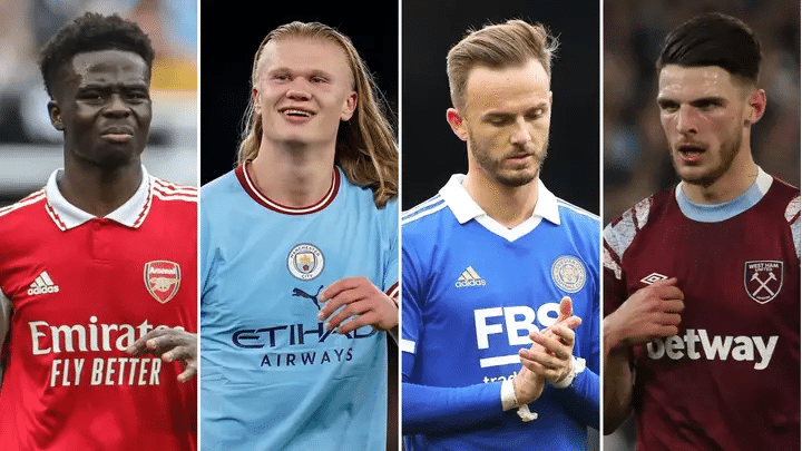 Les 14 joueurs de Premier League élus aux côtés d’Haaland dans le cadre du Prix FWA du footballeur de l’année sont dévoilés