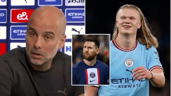 Guardiola n’a pas de doute : « Haaland partage ces deux choses avec Messi »