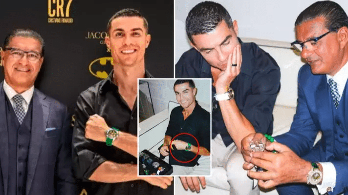 Cristiano Ronaldo a reçu une montre personnalisée avec une célébration emblématique lors du lancement de Jacob & Co.