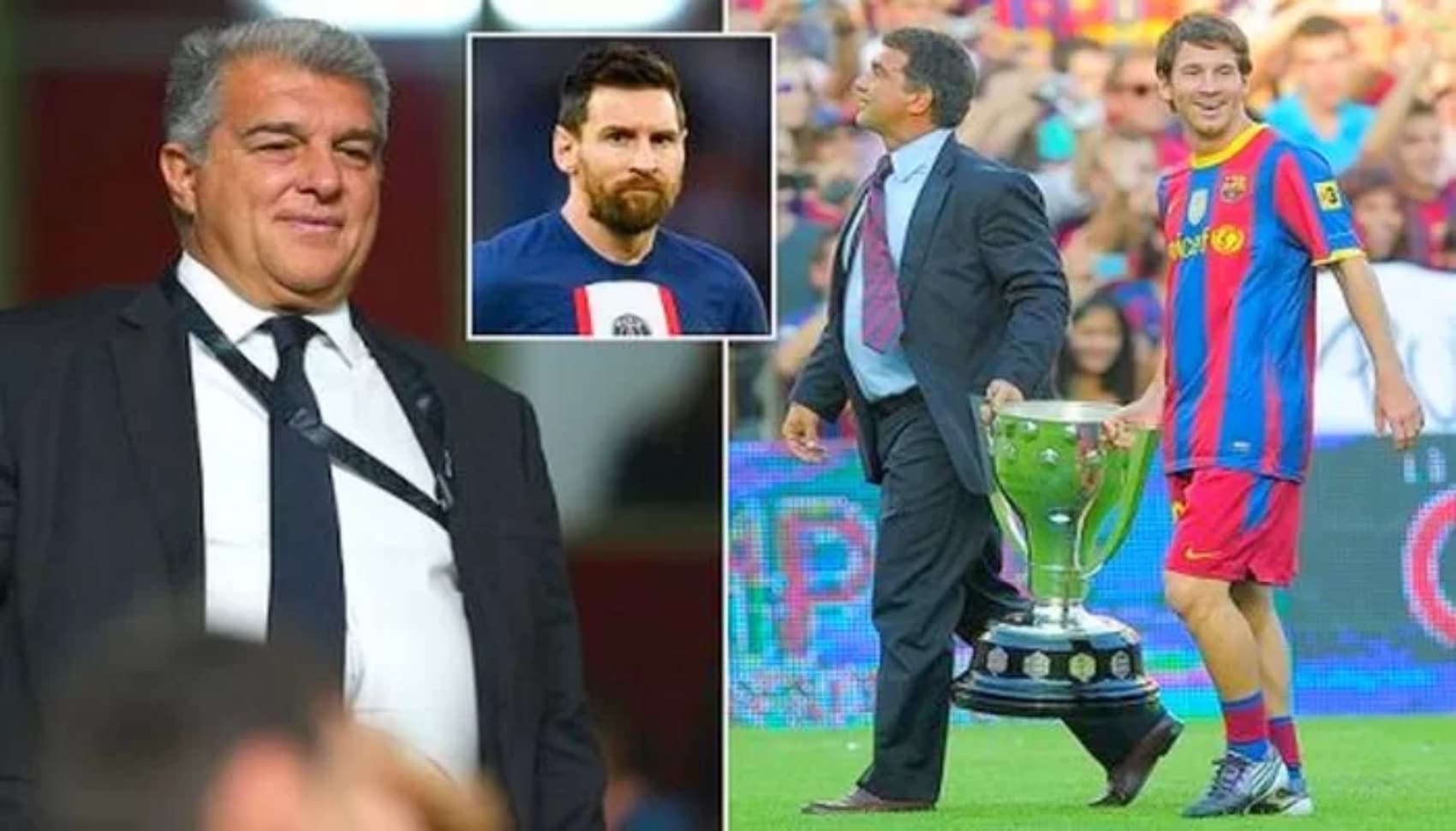 Laporta envoie un message aux fans du Barca pour le retour de Messi