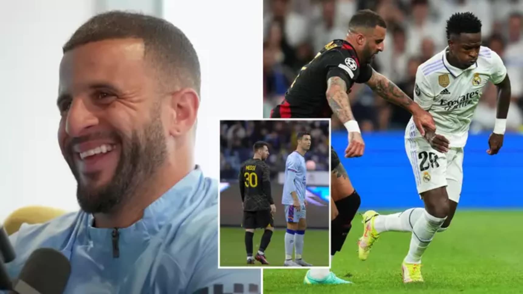 Kyle Walker a cité ses quatre adversaires les plus coriaces et n’a choisi ni Ronaldo ni Messi