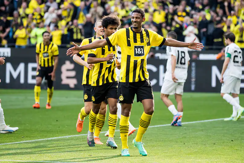 Bundesliga : Haller double buteur, Dortmund écrase Mönchengladbch