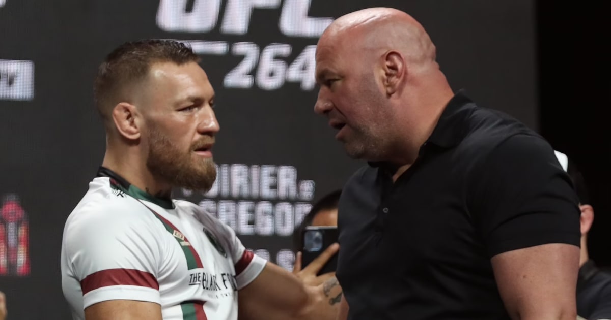 UFC : Chaud bouillant, Dana White redescend Conor McGregor