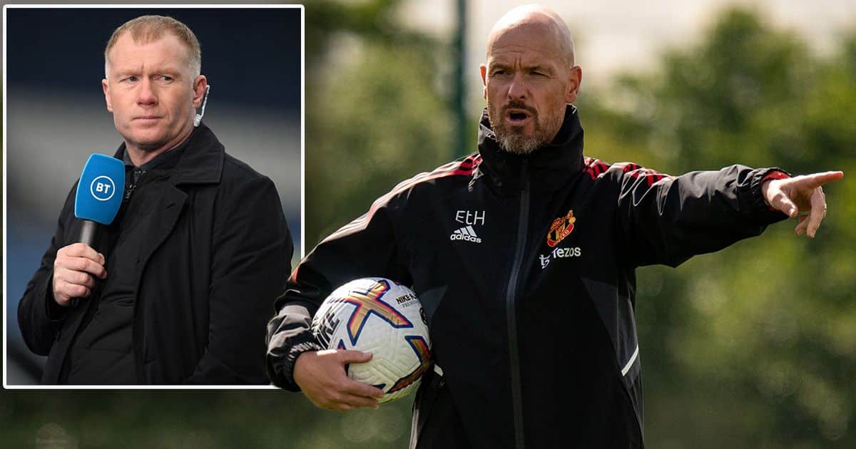 0 MAIN CUE Upload Erik Ten Hag main image with Paul Scholes inserted please 2