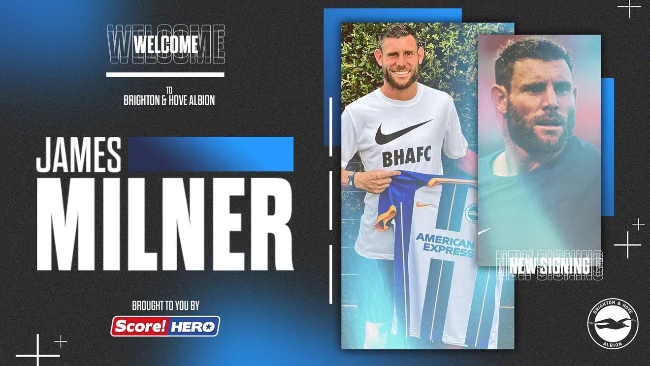 OFFICIEL : James Milner file à Brigthon !