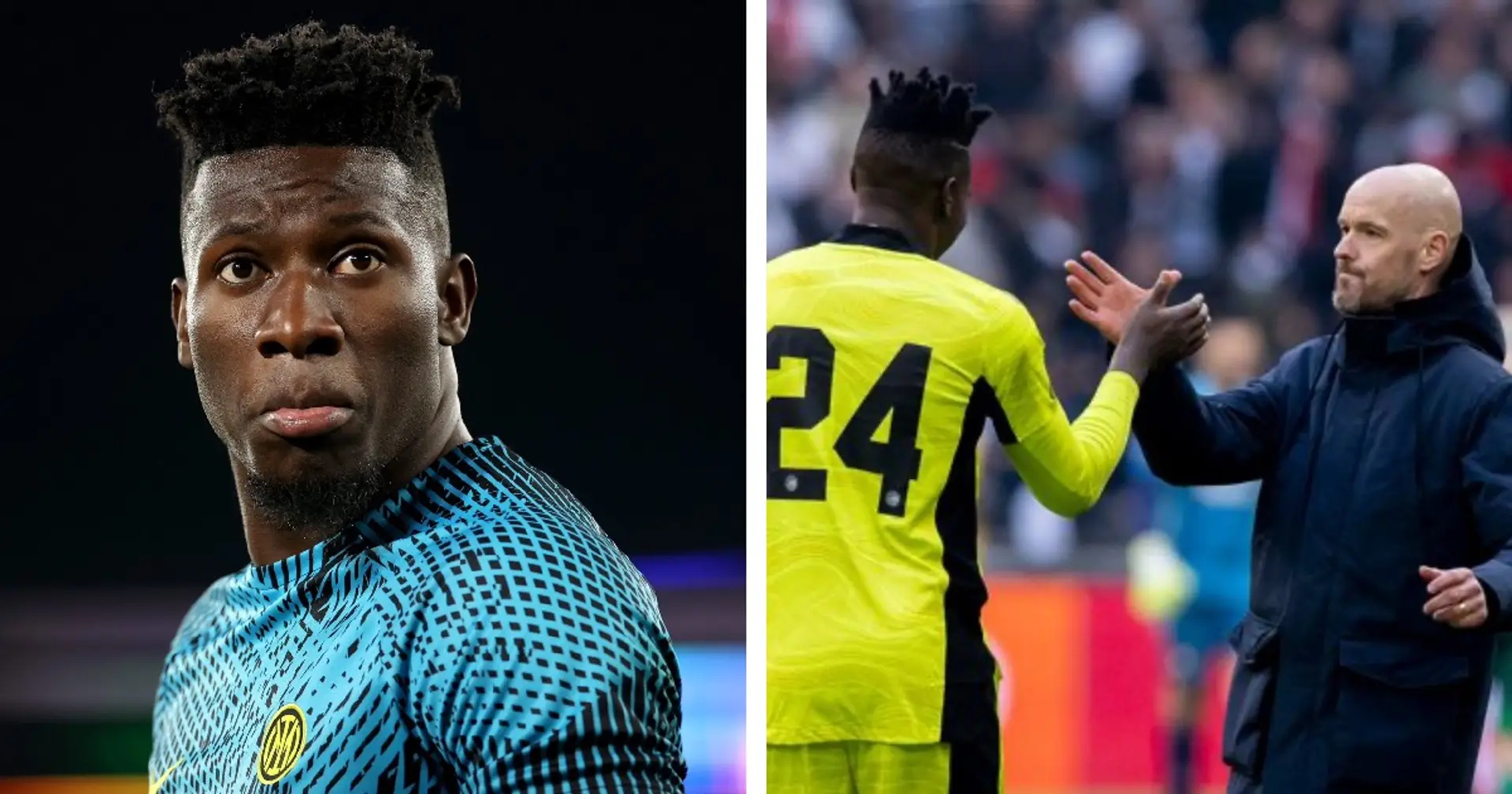 Erik ten Hag appelle Andre Onana