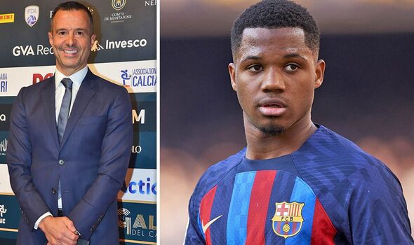 Barcelona transfer news Ansu Fati Manchester United Jorge Mendes 4621928