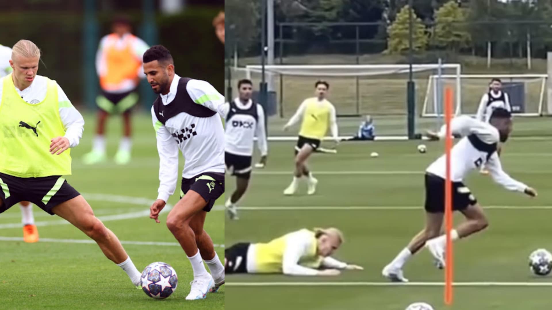Man City : Riyad Mahrez humilie Erling Haaland à l’entraînement (VIDEO)