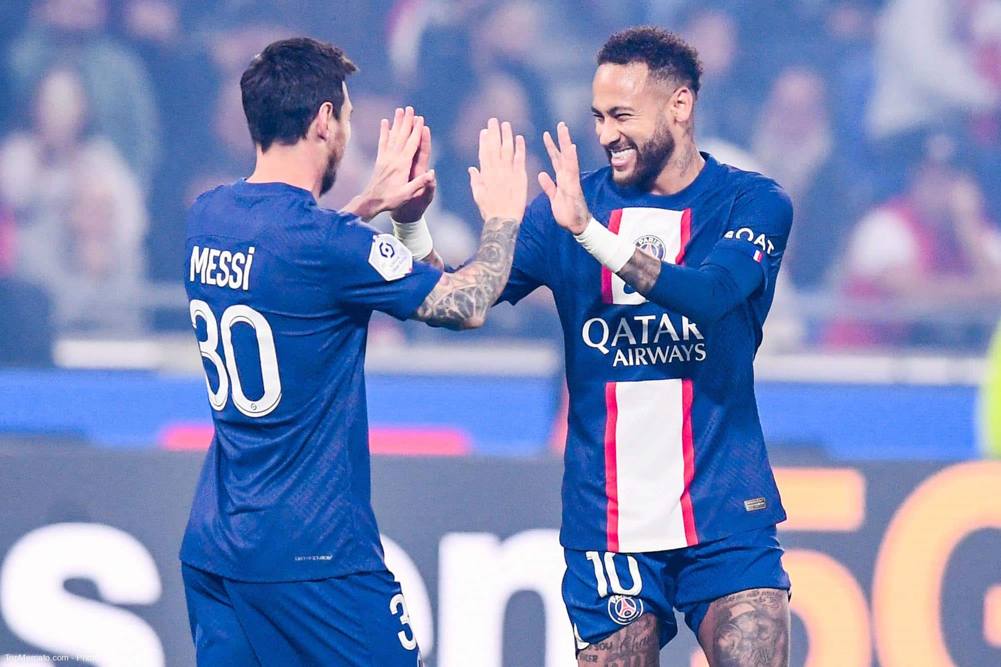Lionel Messi Neymar PSG