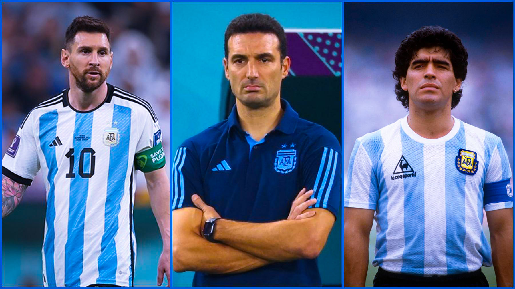 Lionel Scaloni choisit le GOAT entre Messi et Maradona : «Je dois l’admettre»