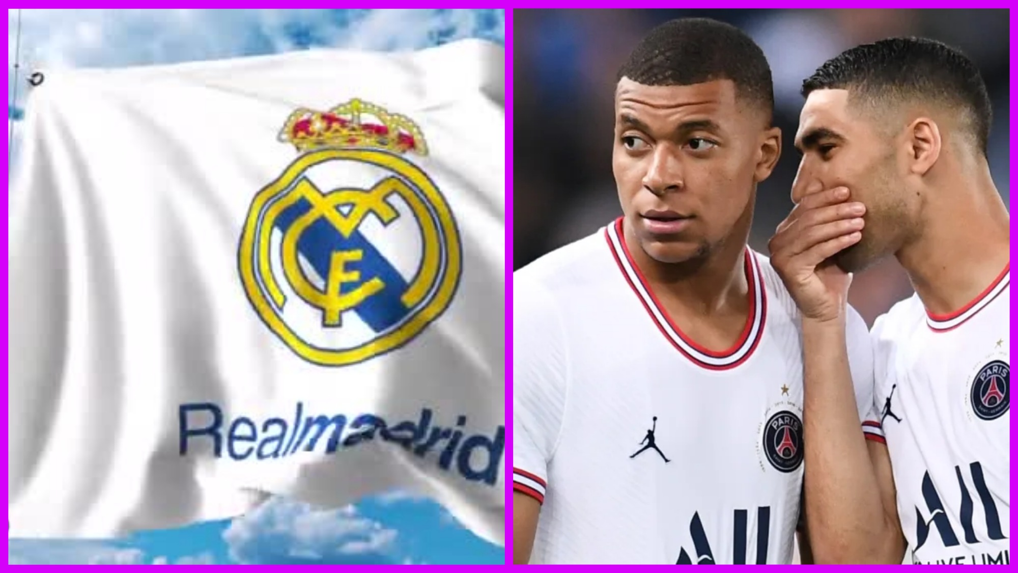 Comme Mbappé, Hakimi rêve du Real Madrid, son agent confirme