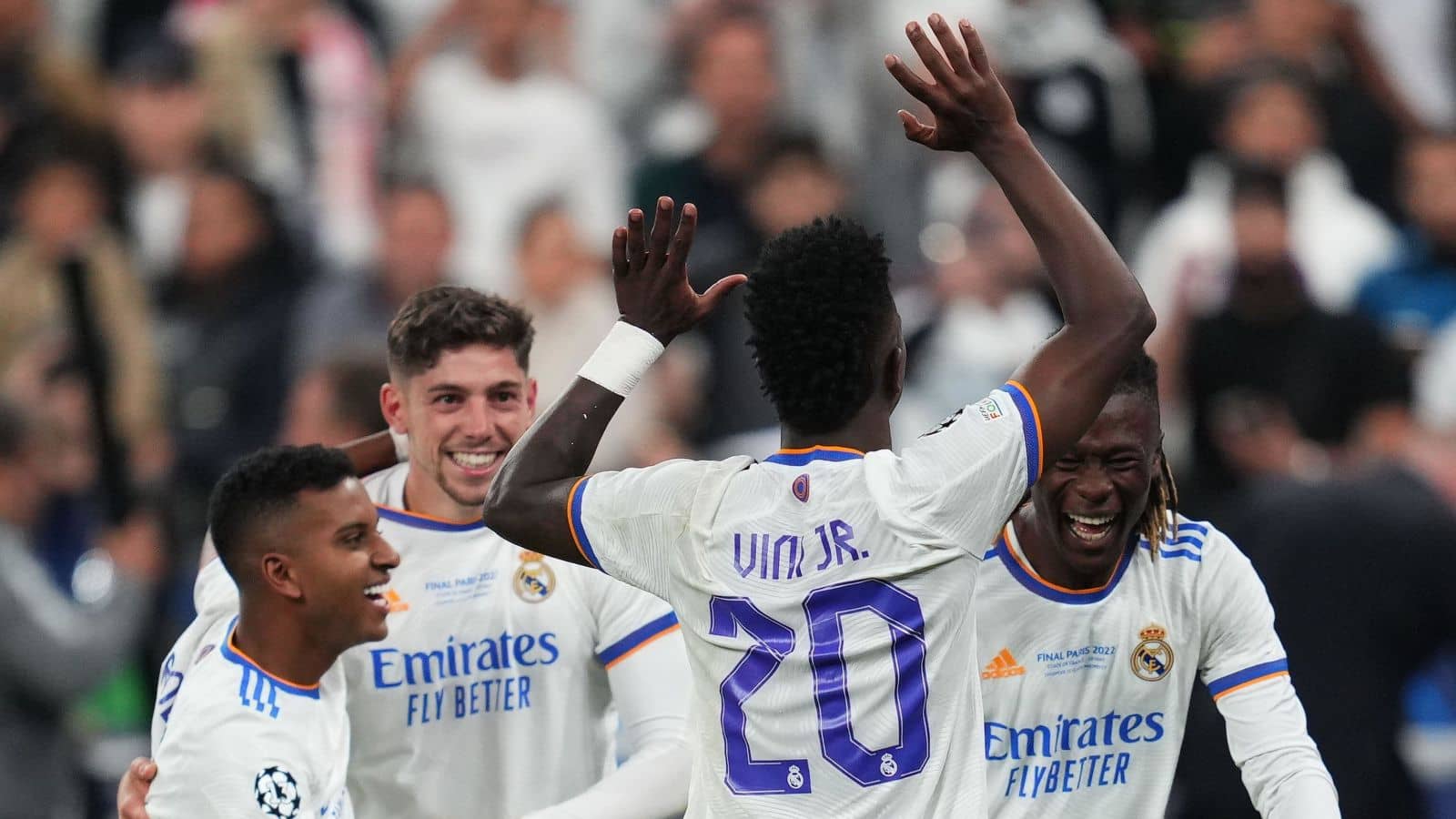 Rodrygo Goes Fede Valverde Vinicius Jr and Eduardo Camavinga Real Madrid