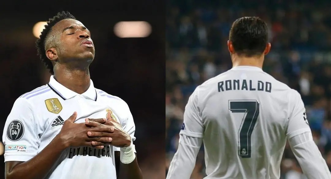 Real Madrid : La belle réaction de Vinicius après avoir hérité du « 7 » fétiche de Cristiano Ronaldo