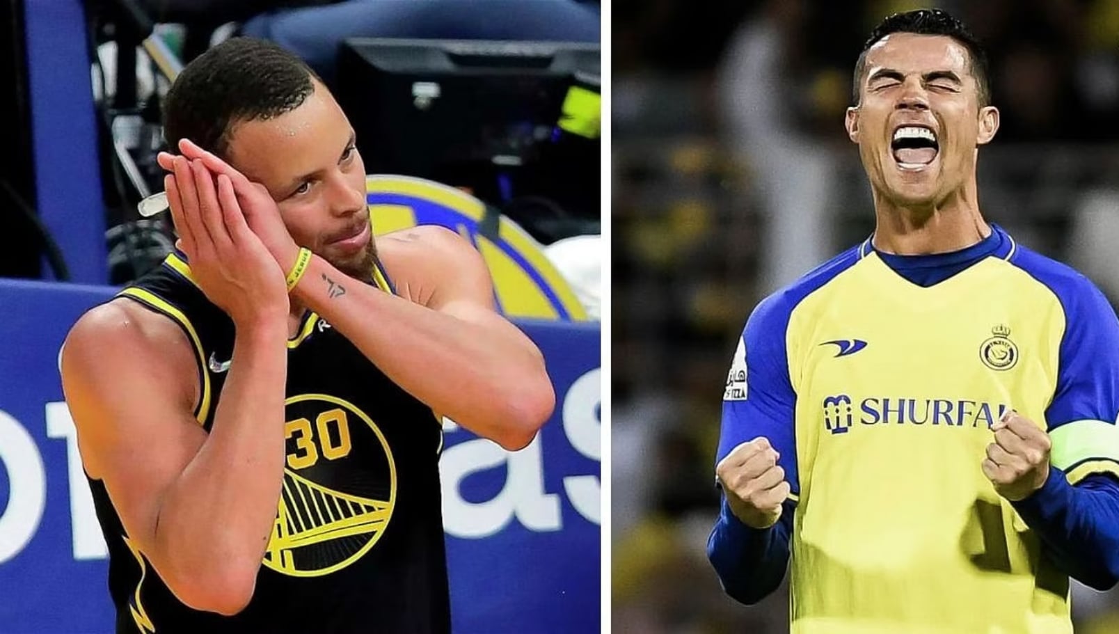 Steph Curry reproduit la célébration « Siuu » de Cristiano Ronaldo après avoir dribblé un enfant.