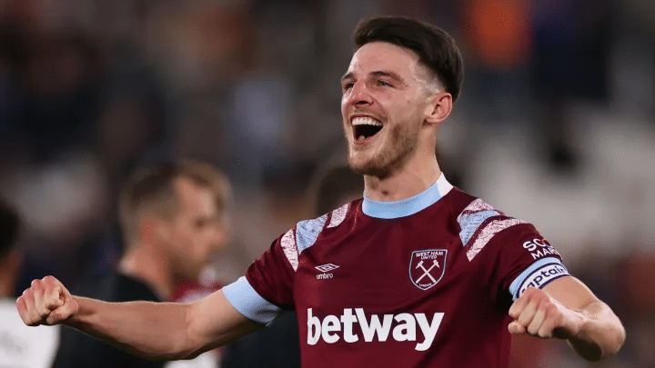 Declan Rice coute plus de 100 millions d'euros