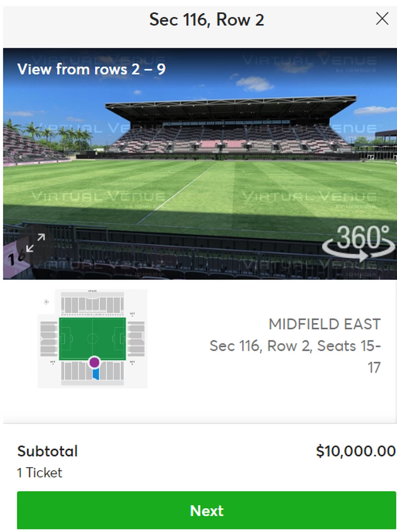 Incroyable, Messi fait grimper le prix des billets à l'Inter Miami ! 2 Incroyable, Messi fait grimper le prix des billets à l'Inter Miami !