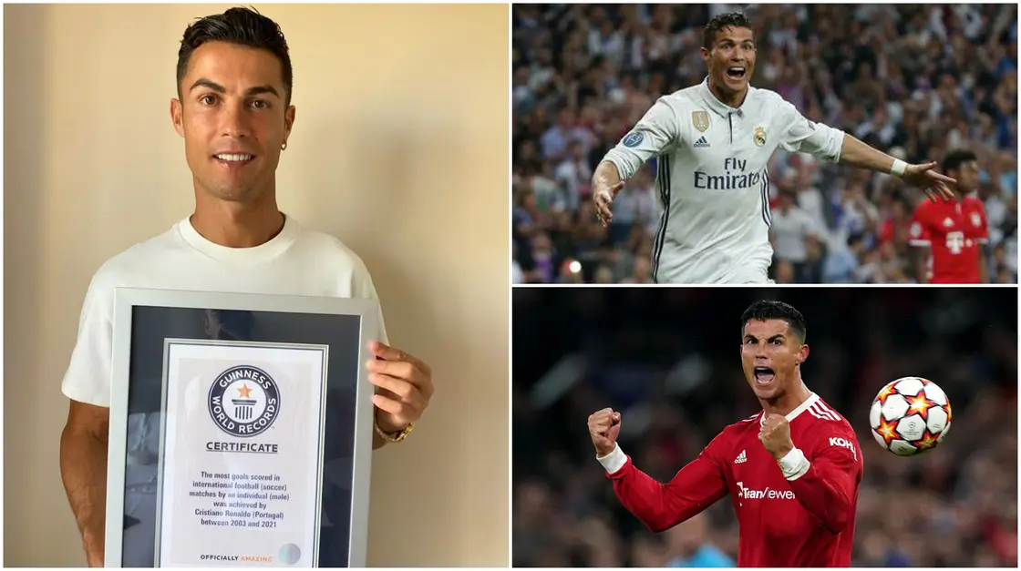 Les 7 plus grands records Guinness de Cristiano Ronaldo