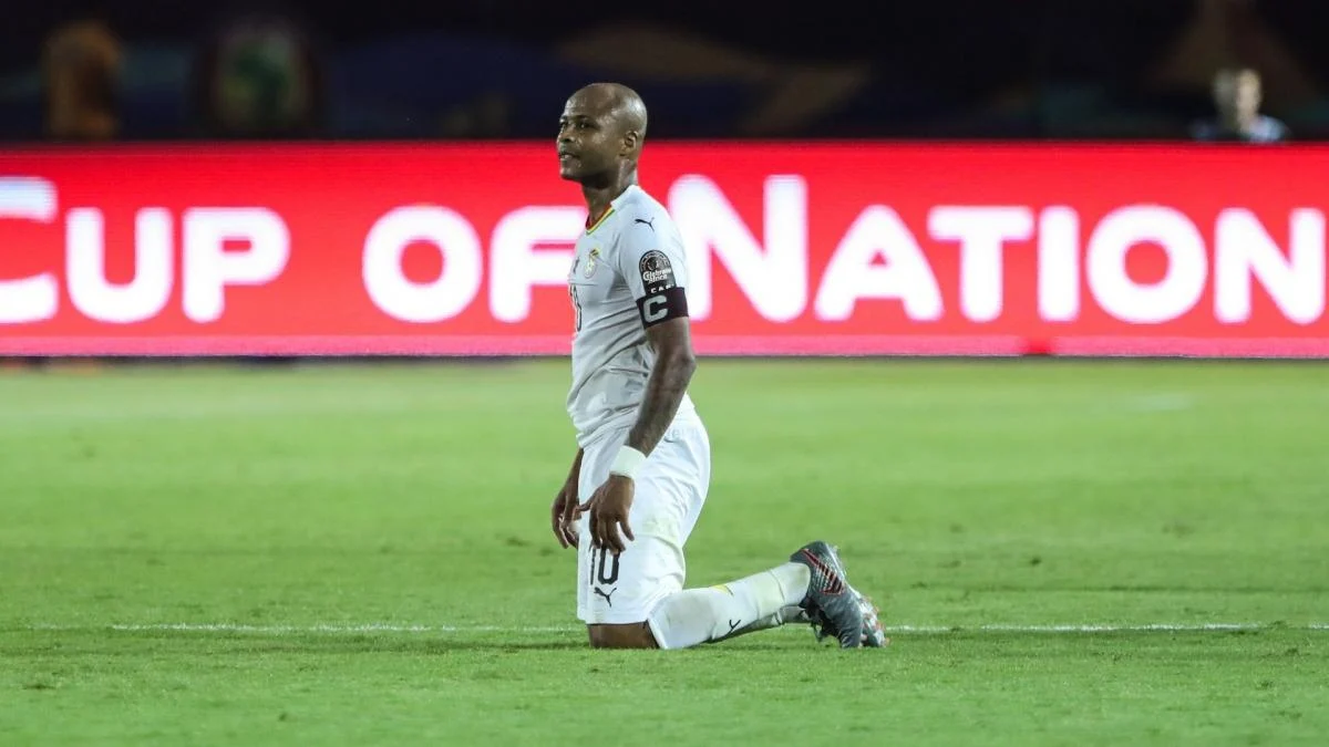 André Ayew avec le maillot des Black Stars