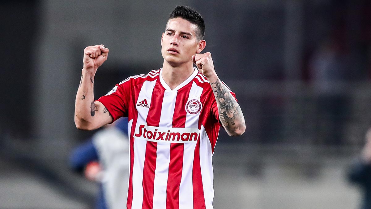 james rodriguez olympiakos