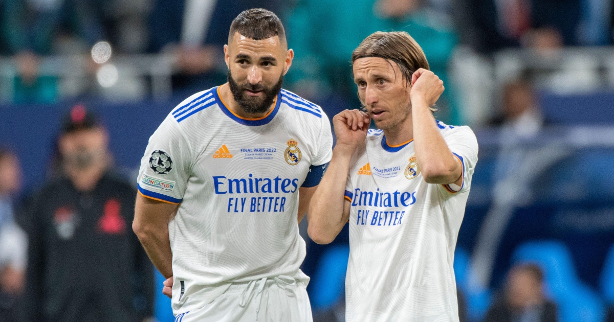 karim benzema luka modric real madrid 2022