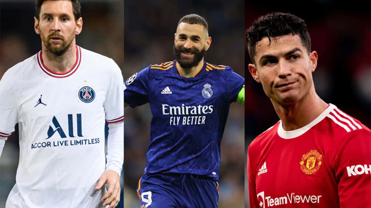 messi benzema et ronaldo