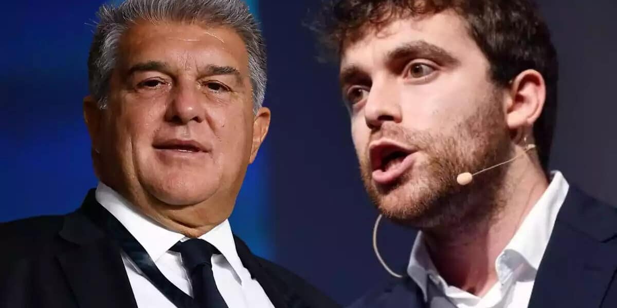 montaje de fabrizio romano y joan laporta 6461fbcd7af3d