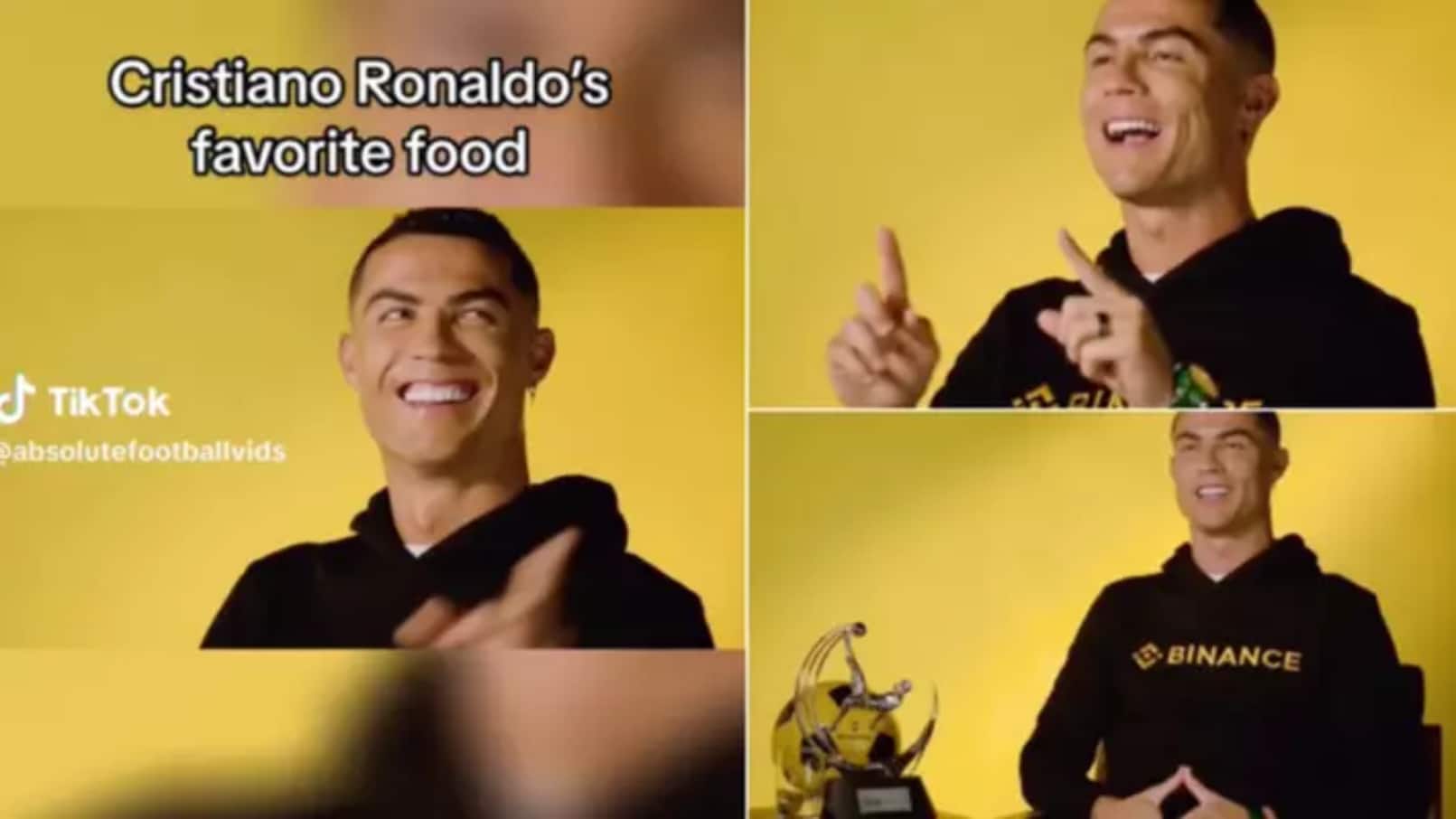 Cristiano Ronaldo révèle son plat préféré et demande aux gens de le chercher sur Google