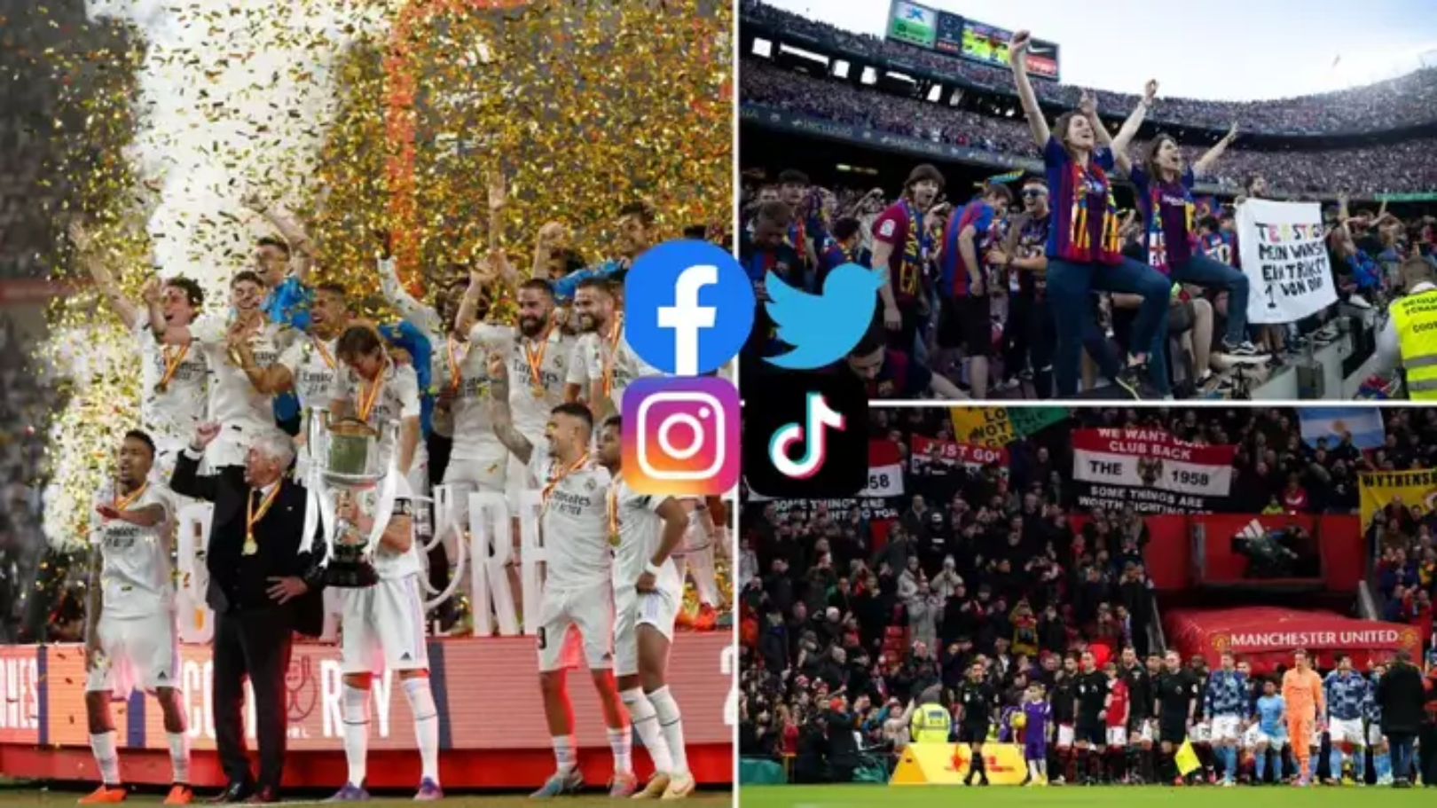 Barça 2é, PSG 4é, Man City 7é… les 20 clubs les plus suivis sur les médias sociaux