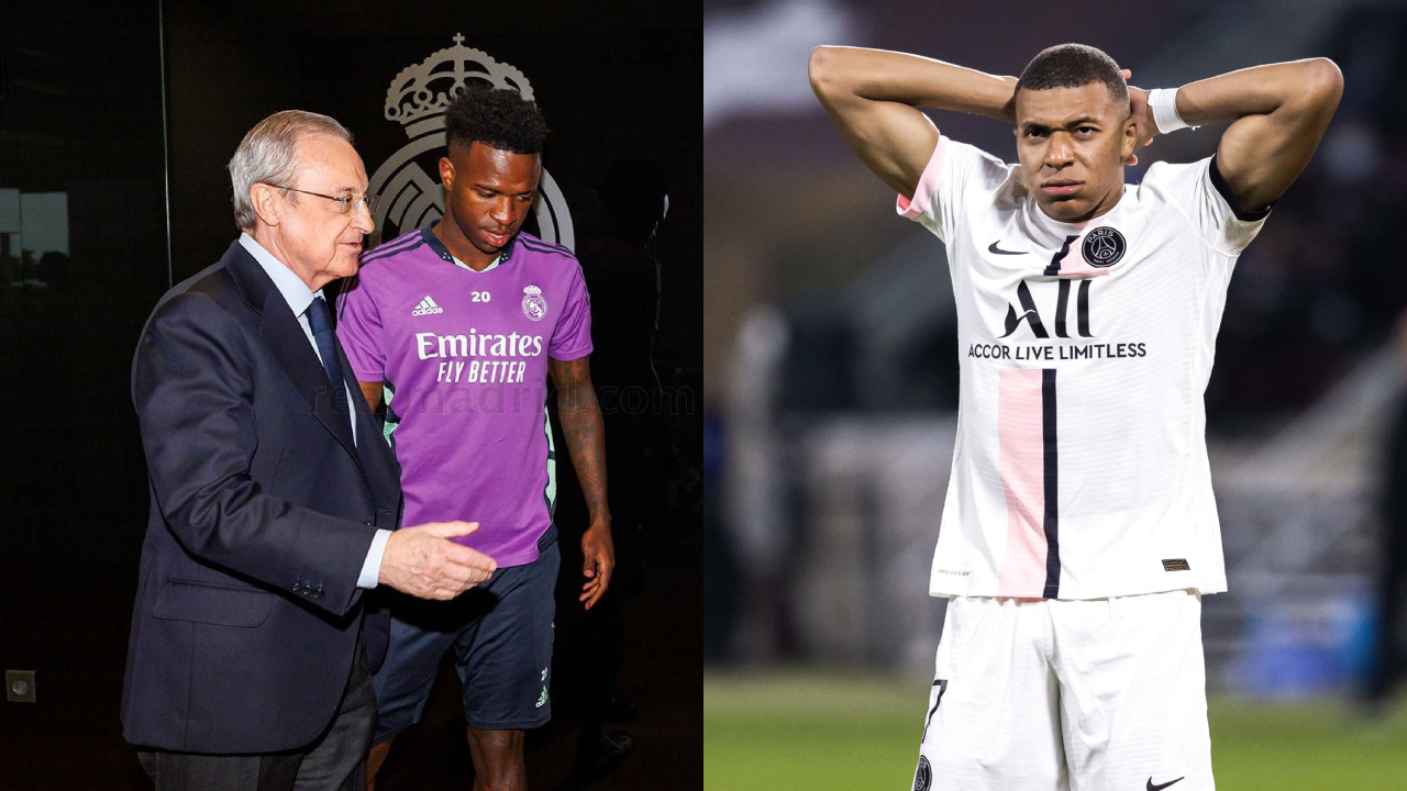 En cas de signature de Mbappé, le Real Madrid a tranché pour le nouveau patron avec Vinicius Jr
