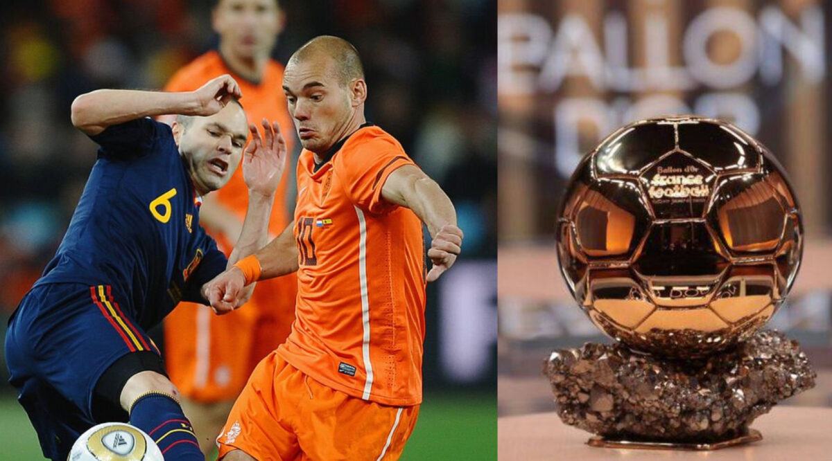 En 2010, le Ballon d’or devait revenir à Sneijder ou Iniesta template 32 1
