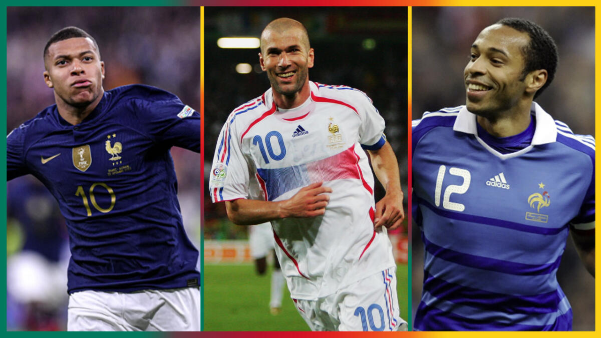 Mbappé 7e, Platini 2e, Henry 4e… Le classement des meilleurs joueurs français de tous les temps