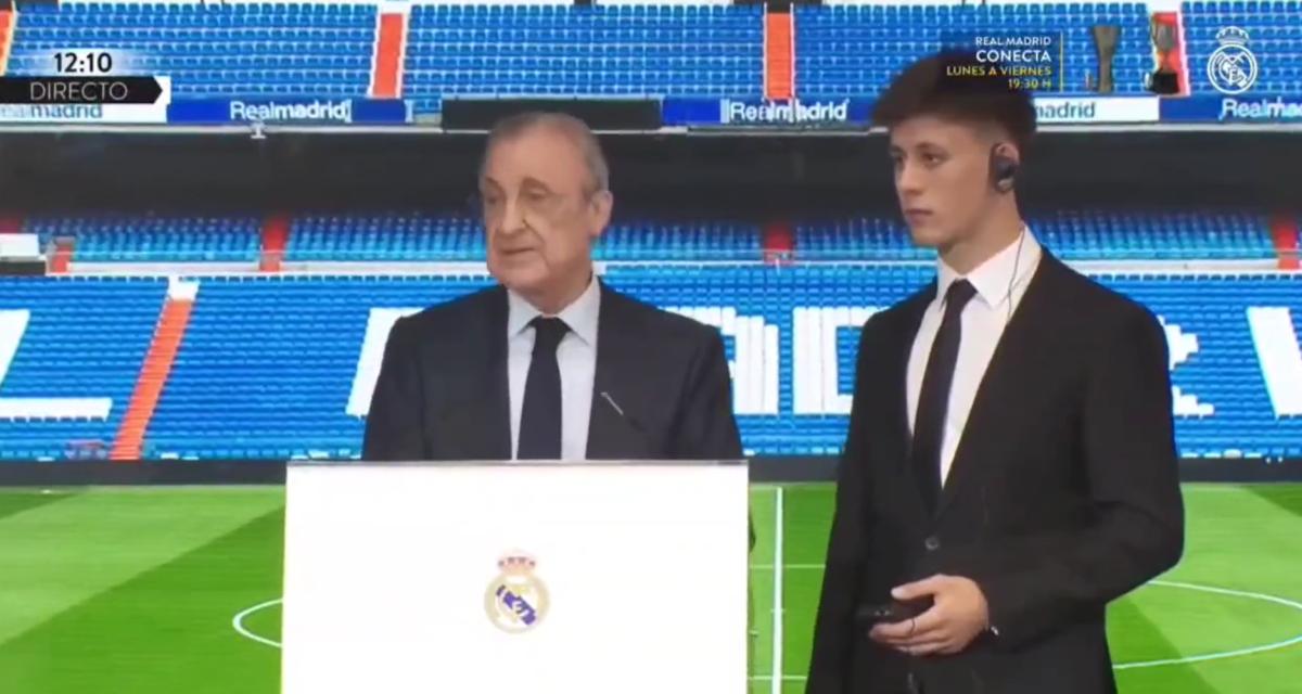 1200 L real madrid la boulette amusante d arda gler pour sa prsentation
