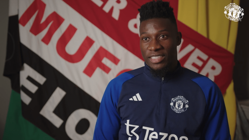 Onana révèle après son transfert à Manchester United, « Ce que le peuple camerounais pense de moi »