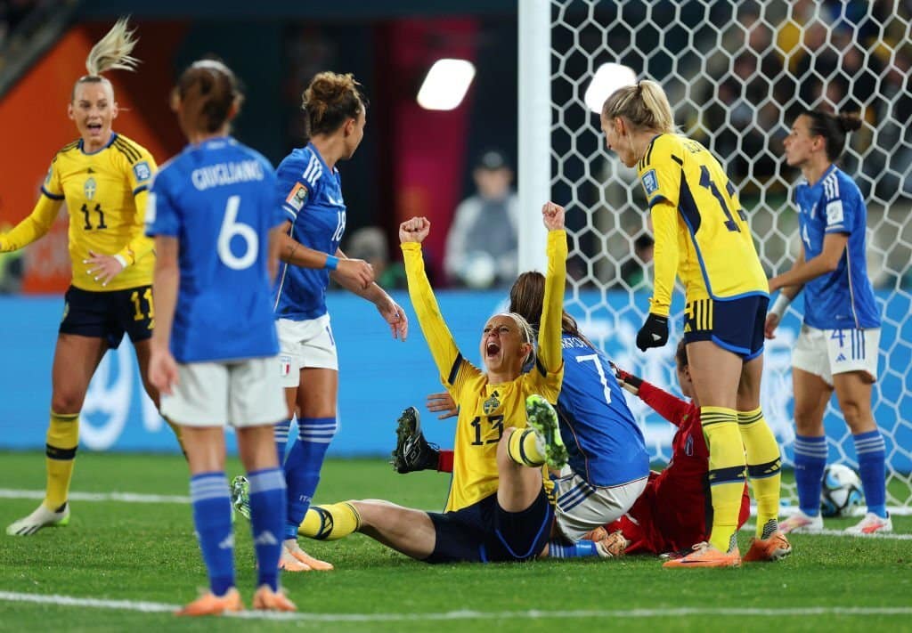 Mondial (F) : La Suède cartonne l’Italie et file en huitièmes de finale