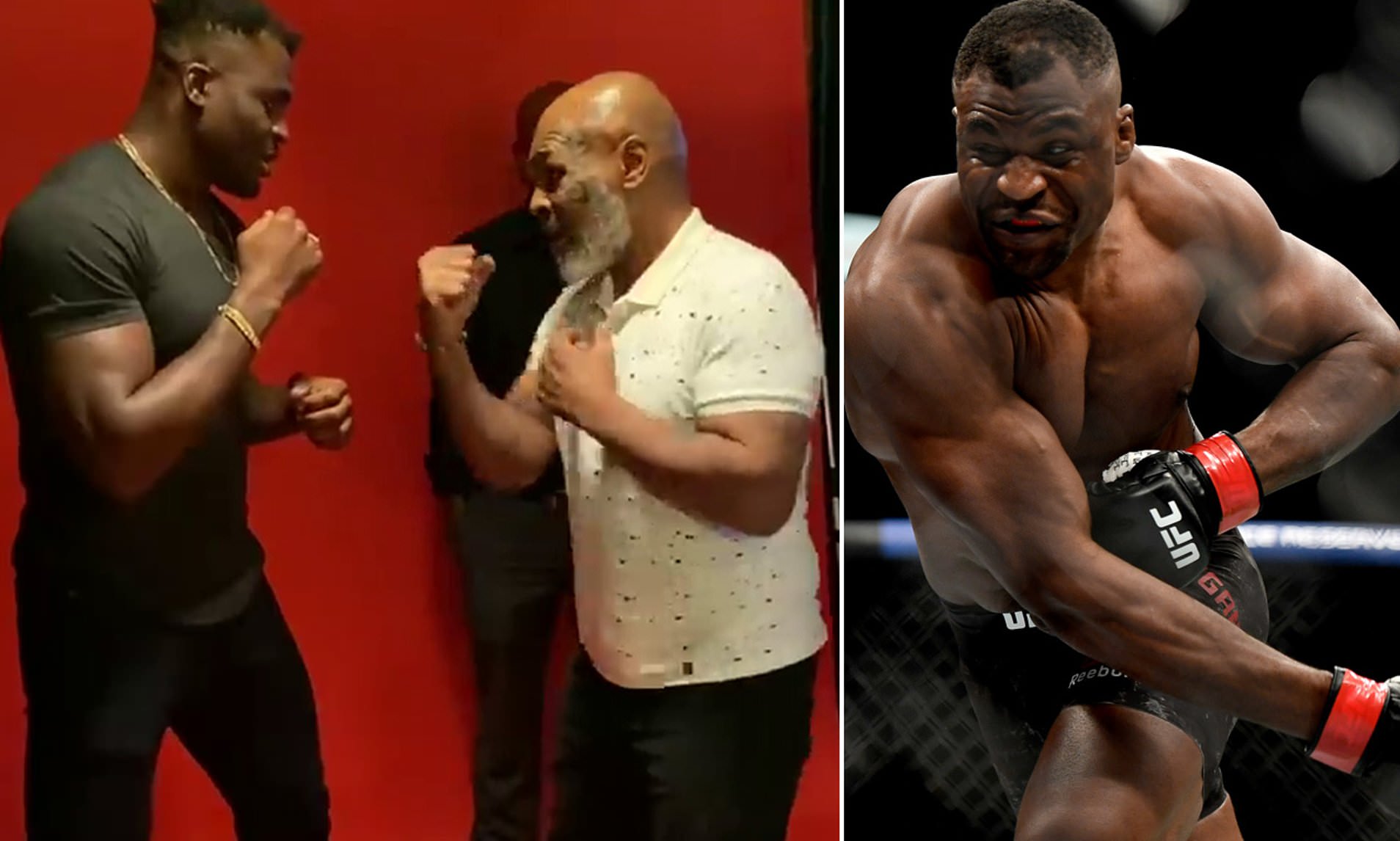 Francis Ngannou apprend à terrasser Tyson Fury avec Mike Tyson, c'est du sérieux (Video)