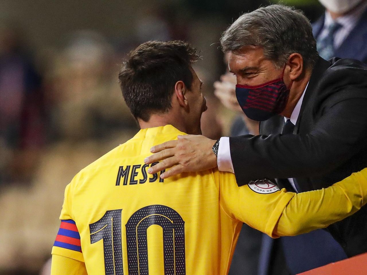 Messi et Laporta