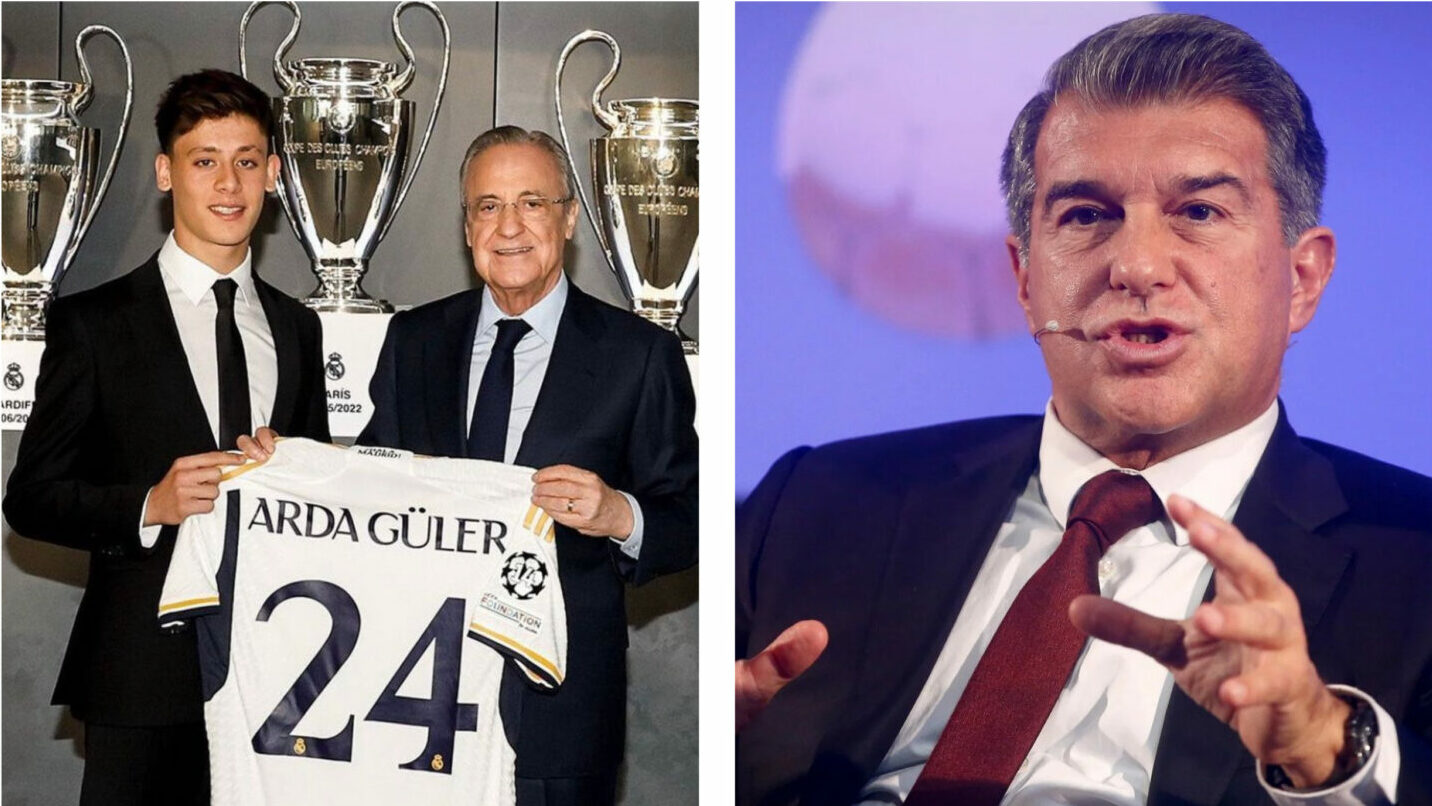 Arda Güler, Real Madrid, Ligue des Champions… Joan Laporta (président Barça) tire à tout va !