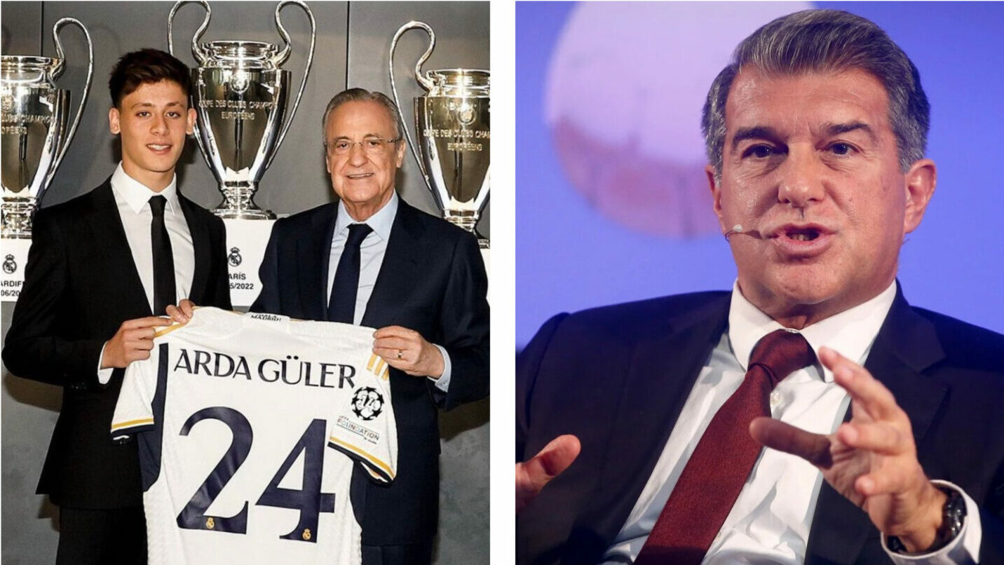 Arda Guler Joan Laporta 1 e1689109376391