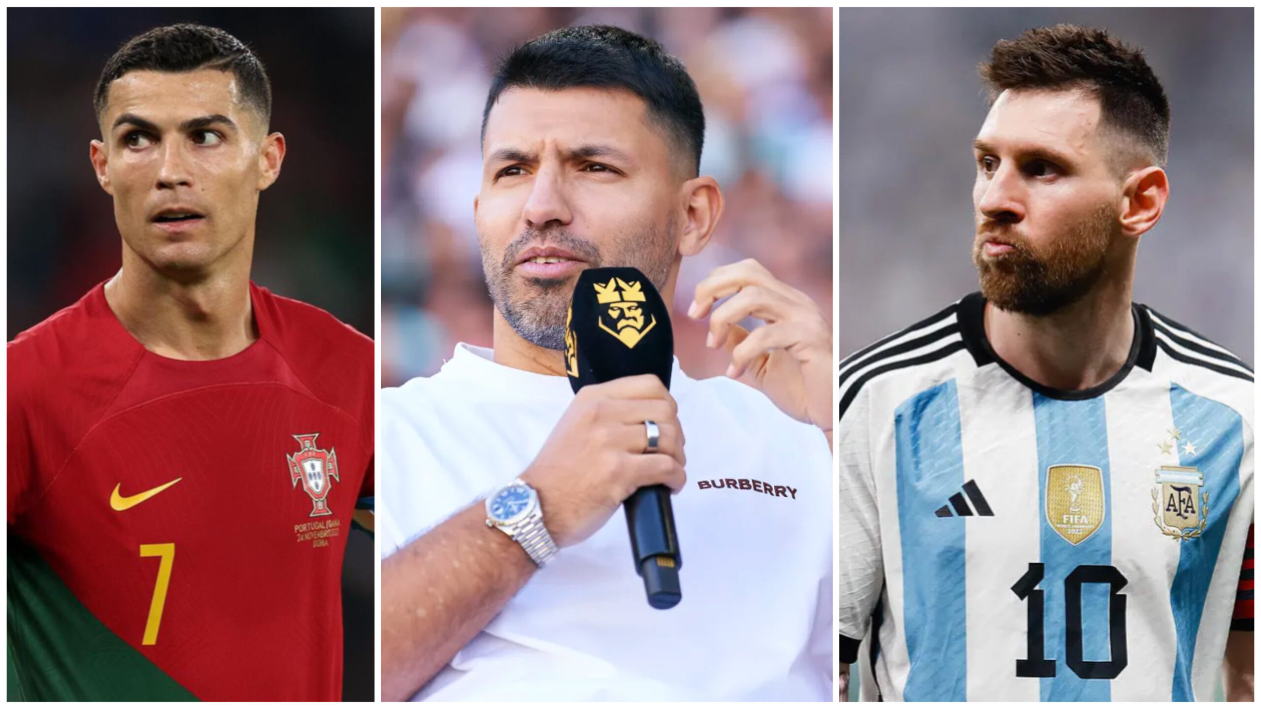 Agüero oublie Messi et Ronaldo : «Ce sont les 3 meilleurs attaquants de l’histoire»