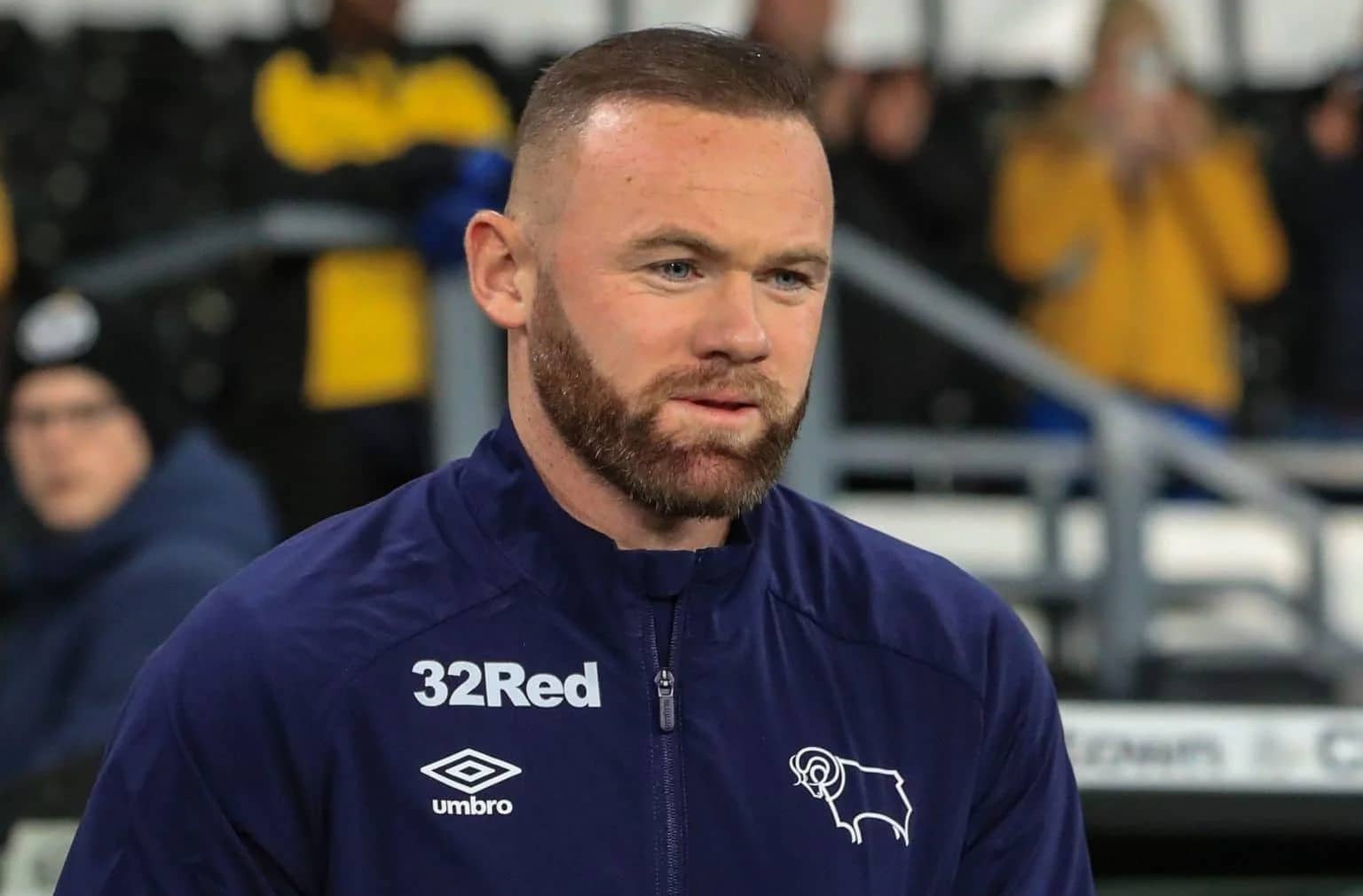 Derby County captain Wayne Rooney