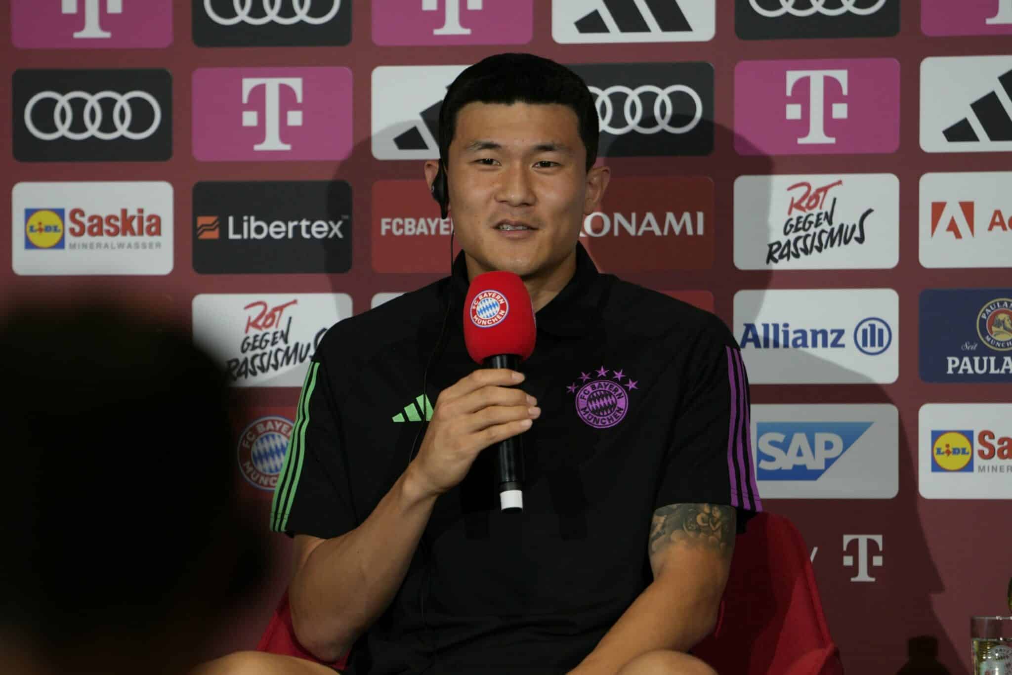 &laquo;&nbsp;Je suis une personne polie mais&hellip;&nbsp;&raquo;, La sortie distincte de Kim Min-Jae (Bayern)